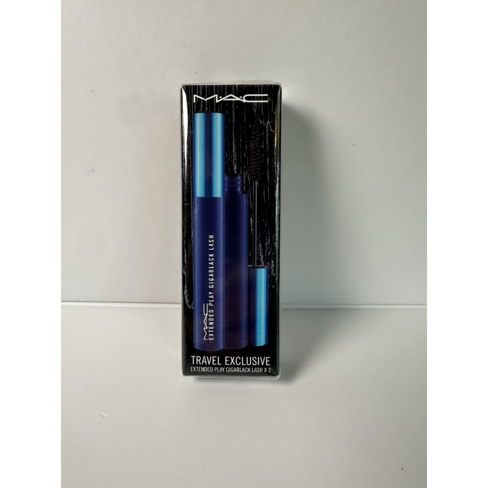 M·A·C Extended Play Lash Mascara - Gigablack | F/S 0.20oz x2 & NIB